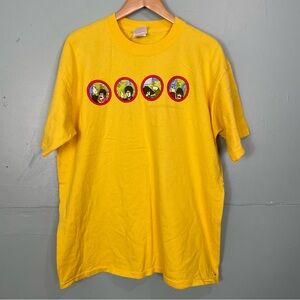 Vintage Beatles 1990’s Shirt Yellow Submarine Portholes Size XL